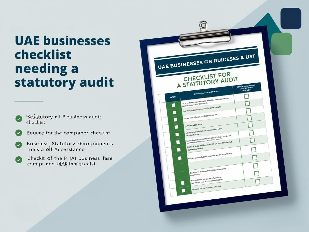 Do You Need a Statutory Audit? A Complete Checklist for UAE Businesses